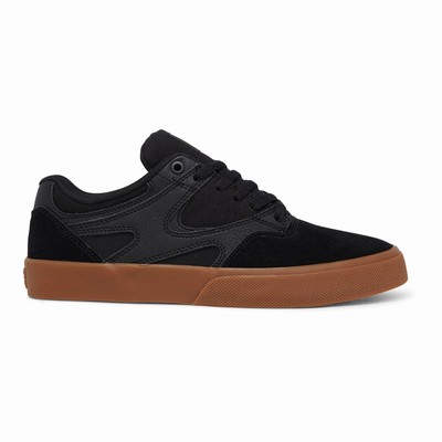 DC Kalis Vulc Men's Black Skate Shoes Australia Online TPU-326